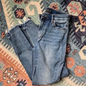 Bridgette Light Wash High Rise Skinny Crop